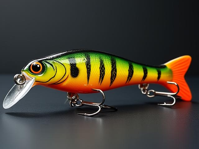 Bold firetiger custom painted crankbait