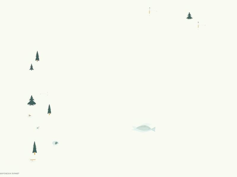 Visual representation of an ice fishing checklist