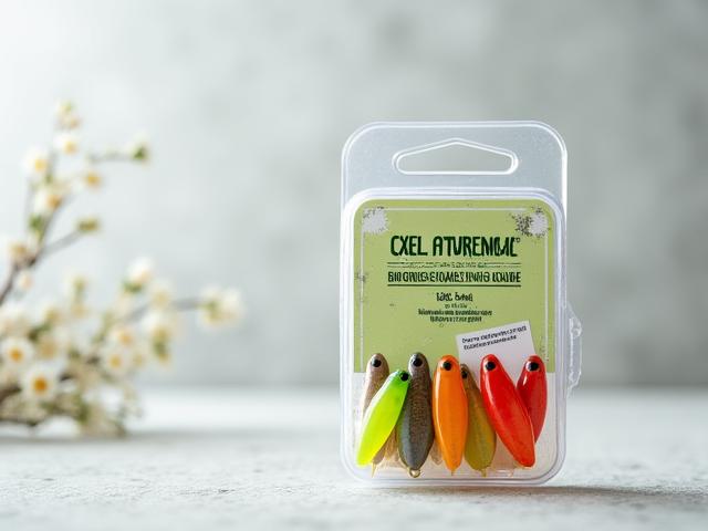 Pack of biodegradable soft plastic fishing lures